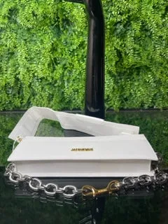 Jacquemus Ciu Ciu Chain Shoulder Bag White