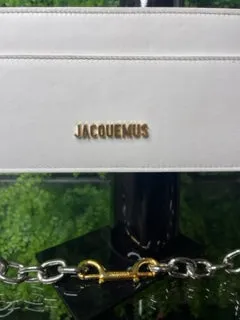 Jacquemus Ciu Ciu Chain Shoulder Bag White