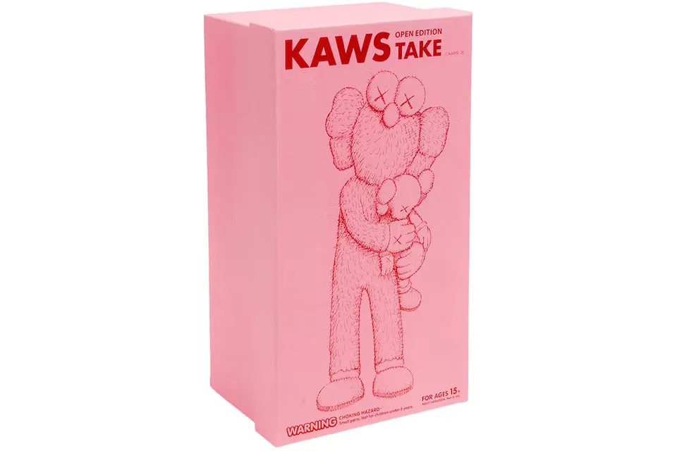 KAWS Take Vinyl Figure Pink