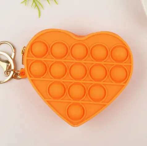 Keychain Pop It Heart Bag