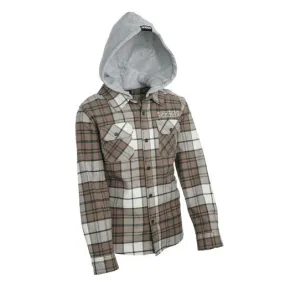 Kid's Flanno Taupe Check - SY4401TP