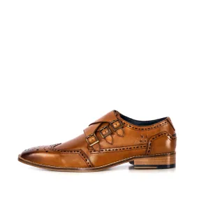 MAGNUS TAN MONK STRAP