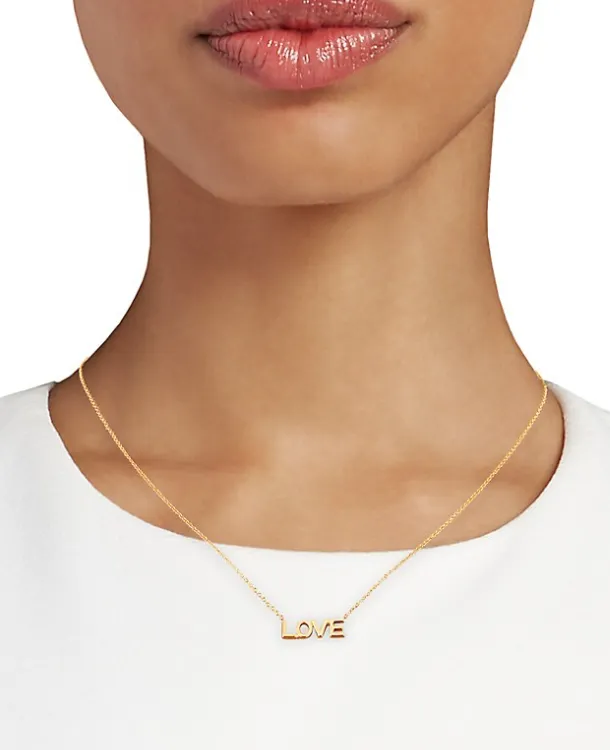 MAMA necklace in 14K yellow gold