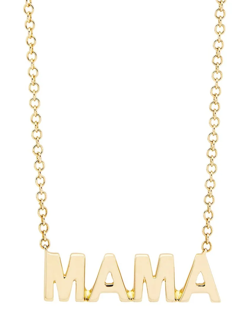 MAMA necklace in 14K yellow gold