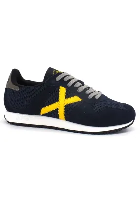 MUNICH Massana 486 Sneaker Uomo Blu Navy Yellow 8620486