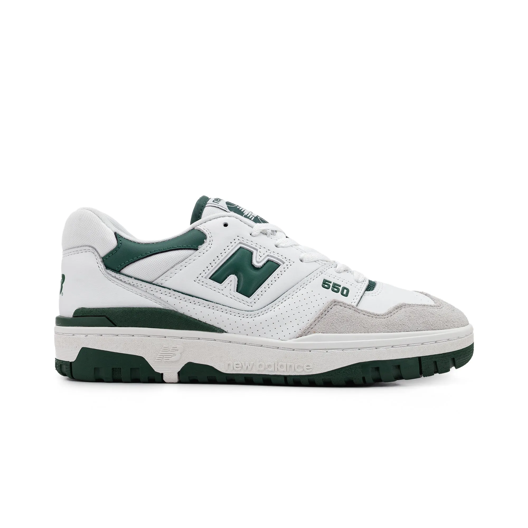 New Balance 550 White & Green BB550WT1