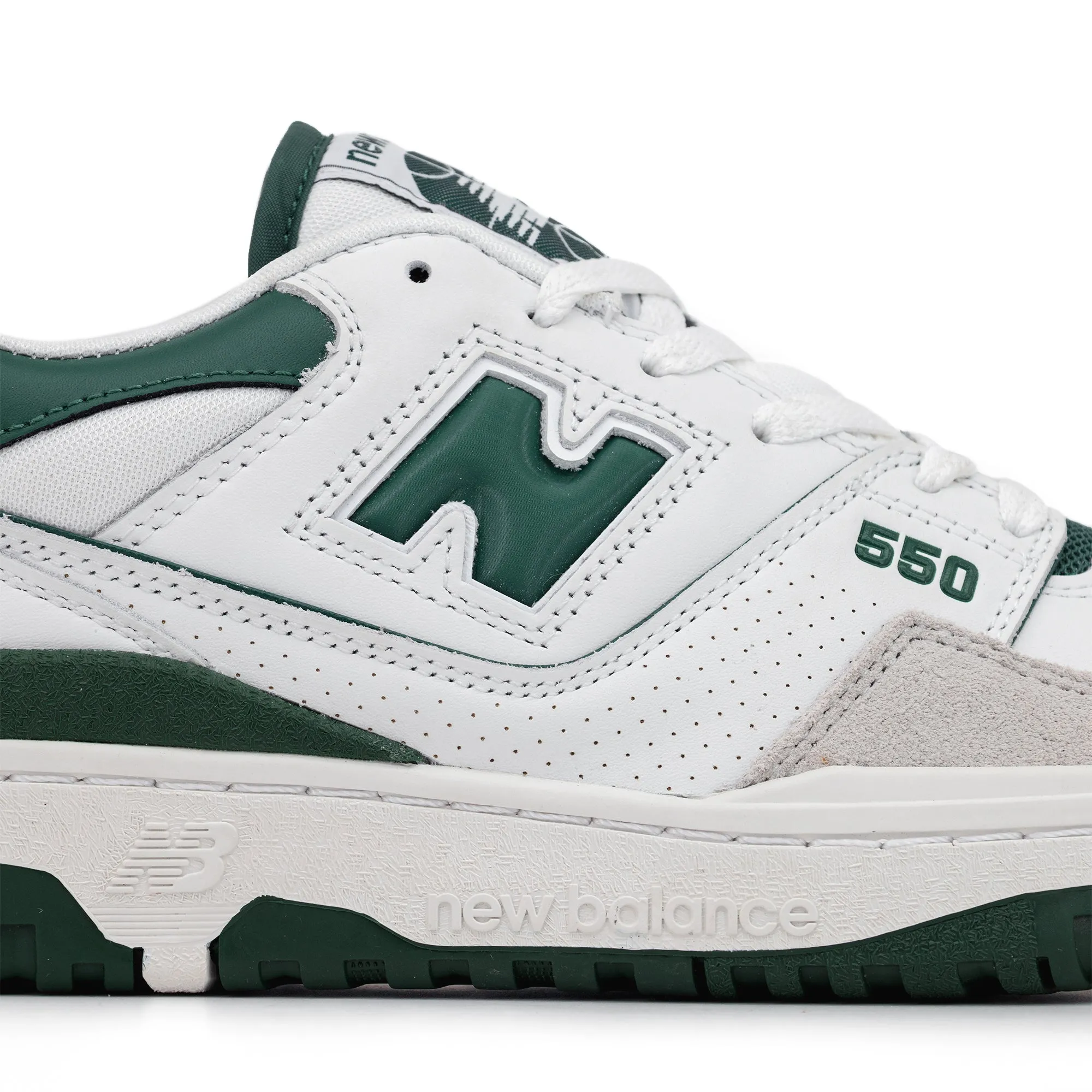 New Balance 550 White & Green BB550WT1