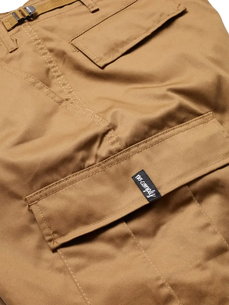 No-Comply Cargo Shorts - Coyote Brown