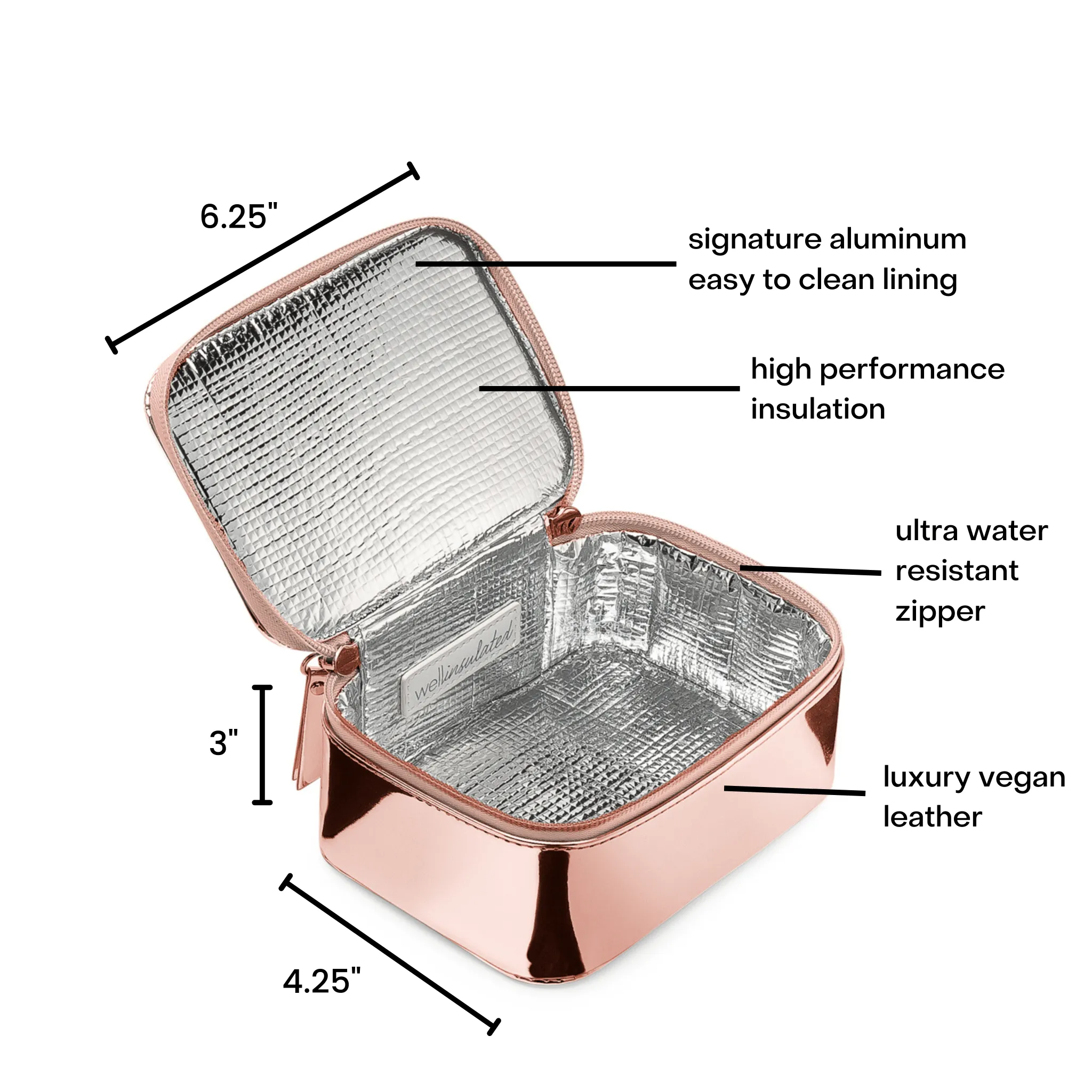 Performance Mini Travel Case ROSE GOLD