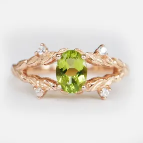 Peridot Diamond Ring Kayle