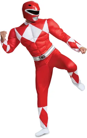 Power Rangers Red Ranger Muscle XLG (42 - 46)Men's  Costume