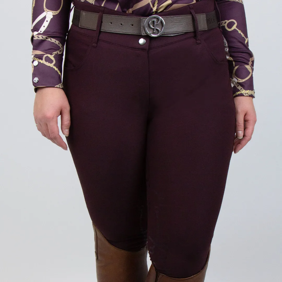 PS of Sweden Curvy Wine Jewel Breeches