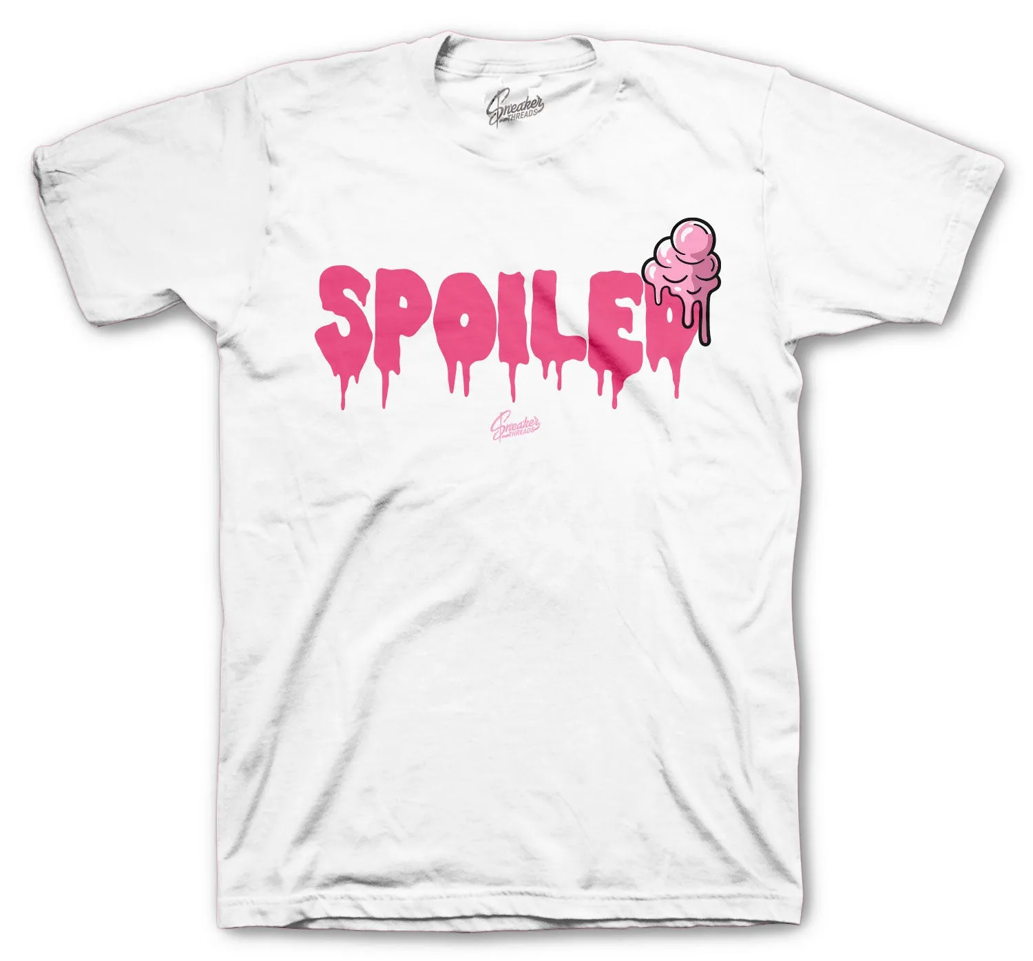 Retro 12 Ice Cream Shirt - Spoiled - White