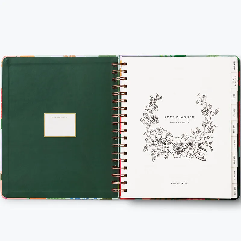 RIFLE PAPER CO. | 2023 17-Month Large Planner - Sicily