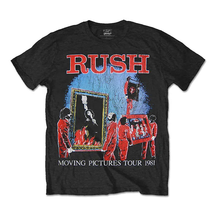 Rush Moving Pictures 1981 World Tour T-Shirt