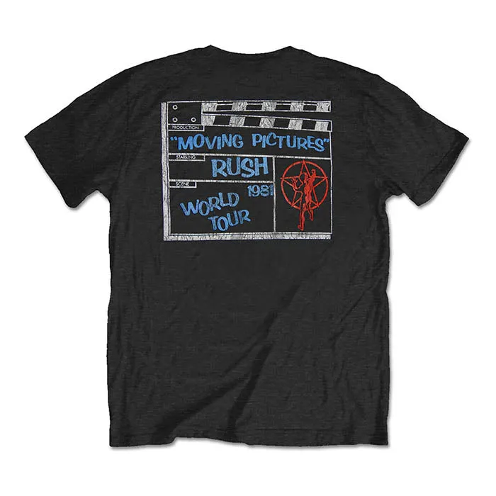 Rush Moving Pictures 1981 World Tour T-Shirt