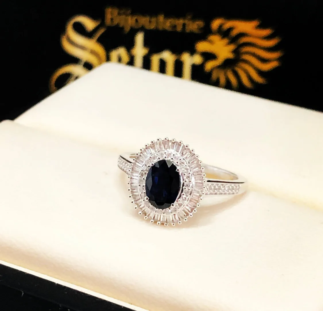 Sapphire & diamond ring WDR035