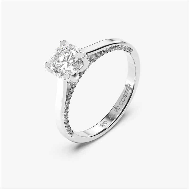 Signature C Embellished Solitaire Ring