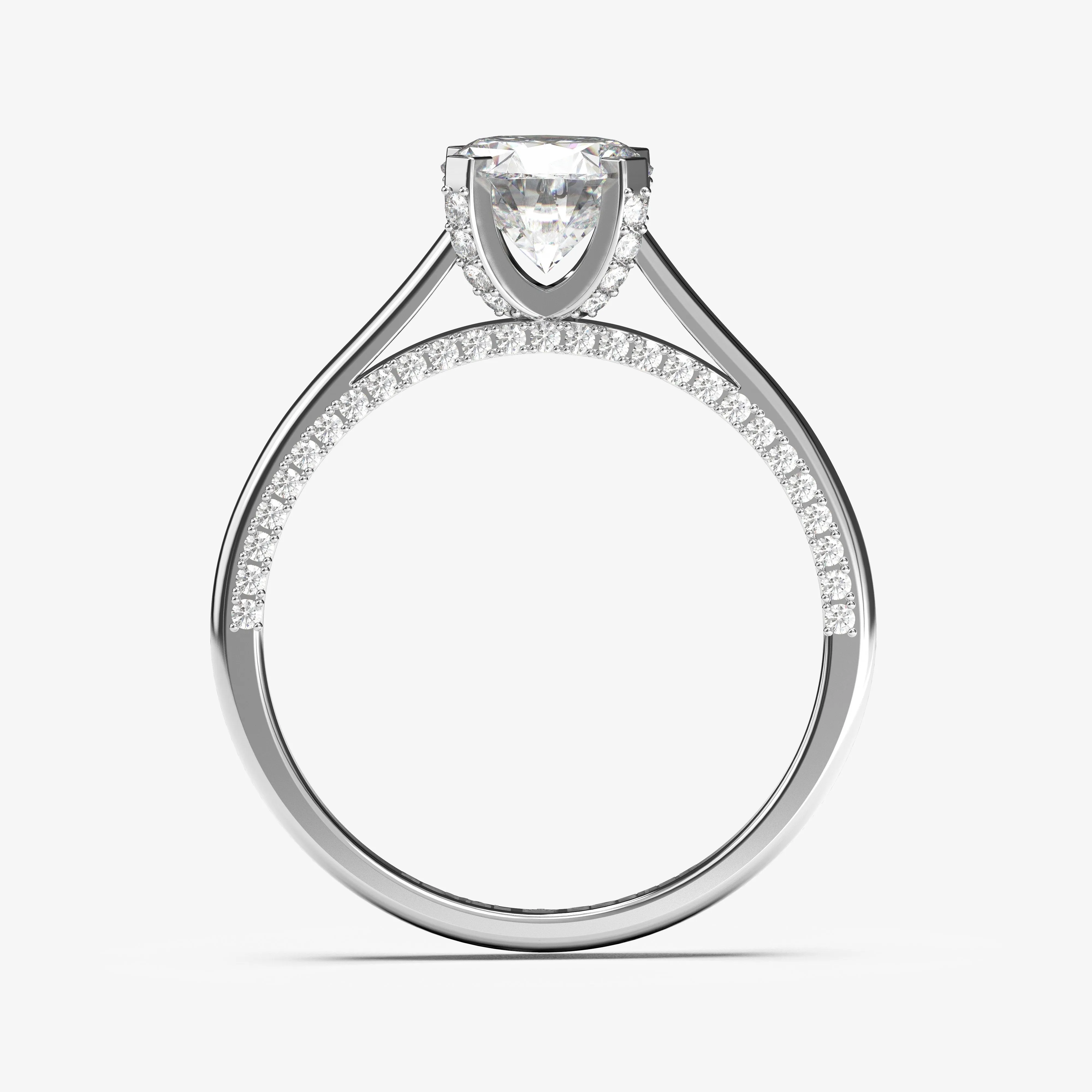 Signature C Embellished Solitaire Ring