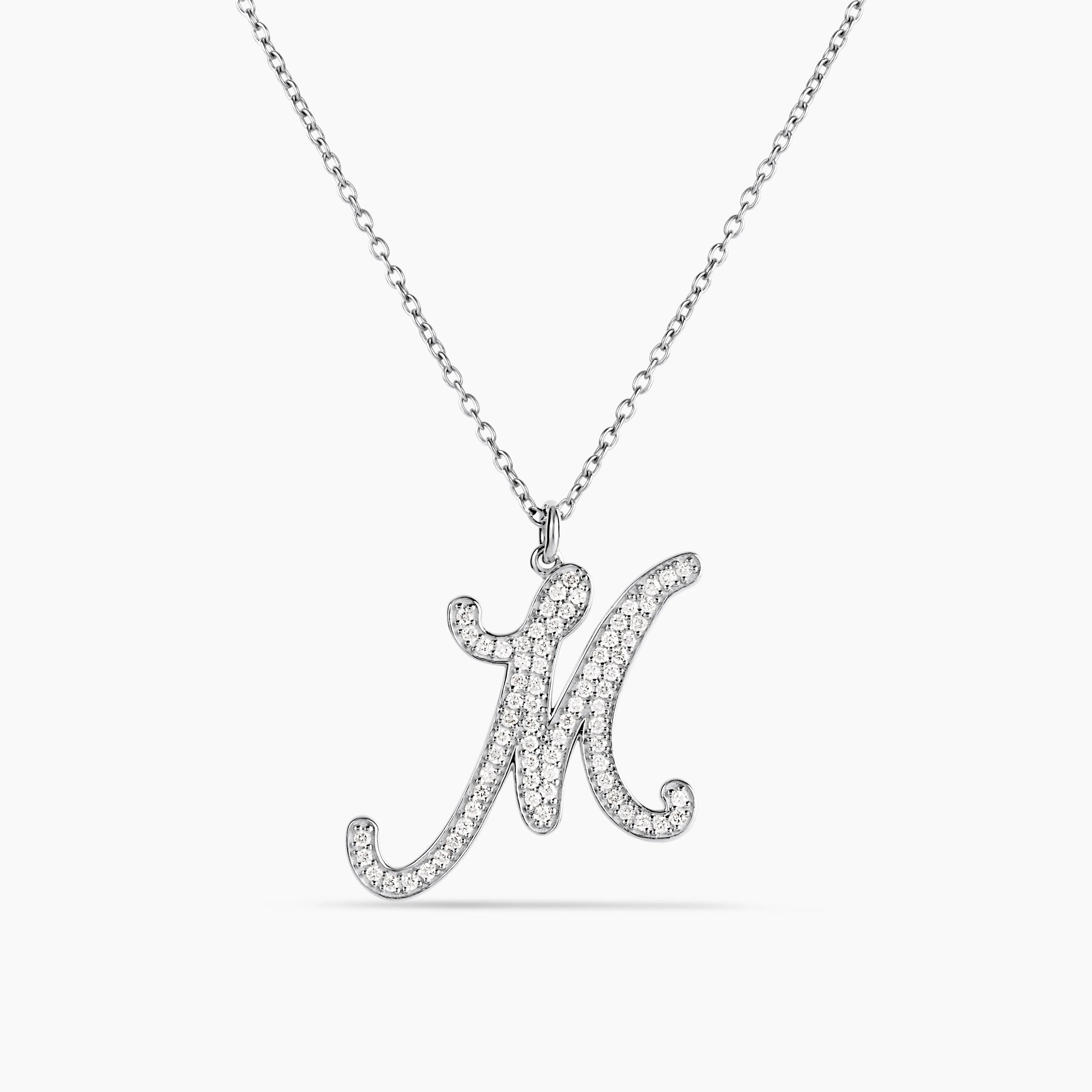 Signature Diamond Initial Necklace