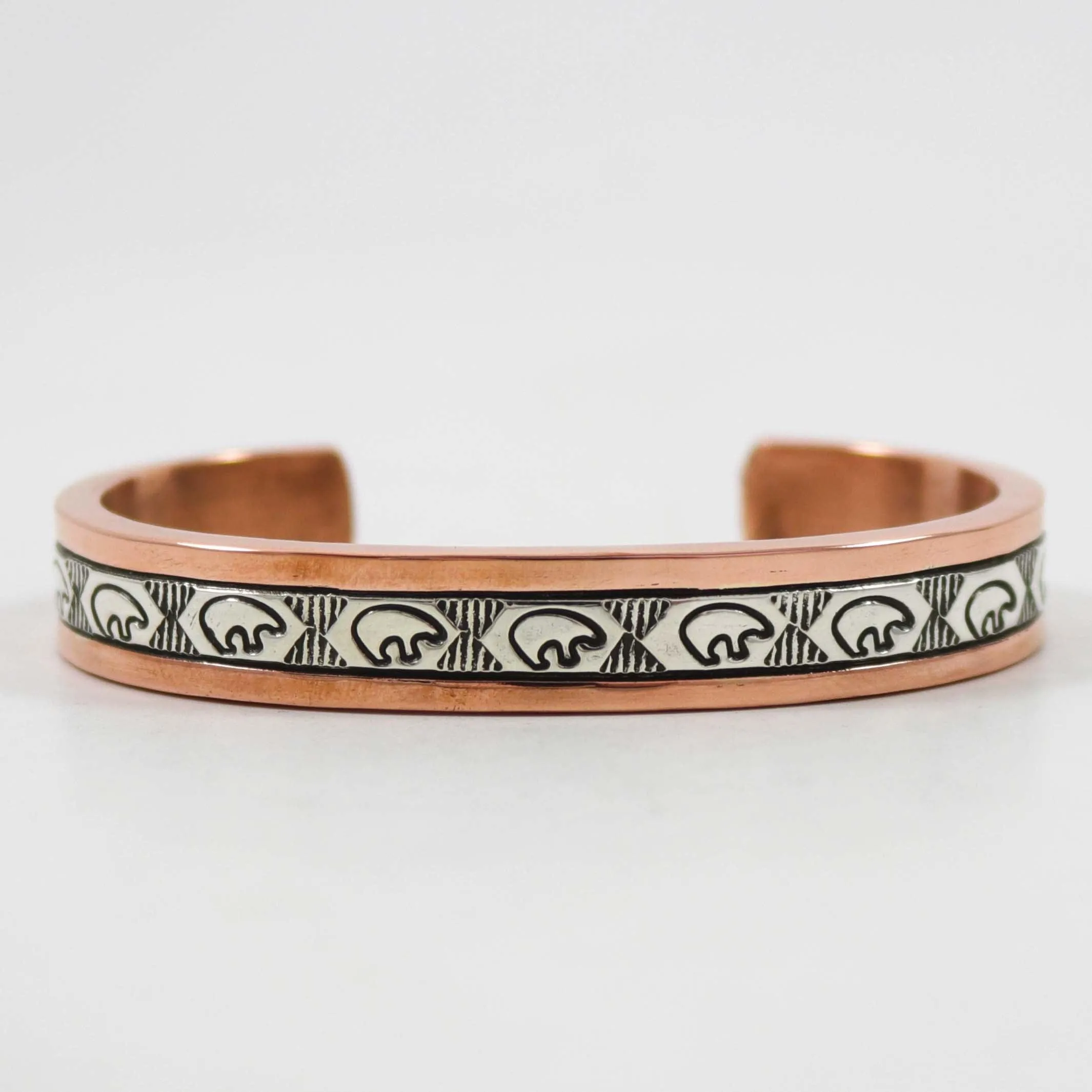 Silver and Copper Cuff