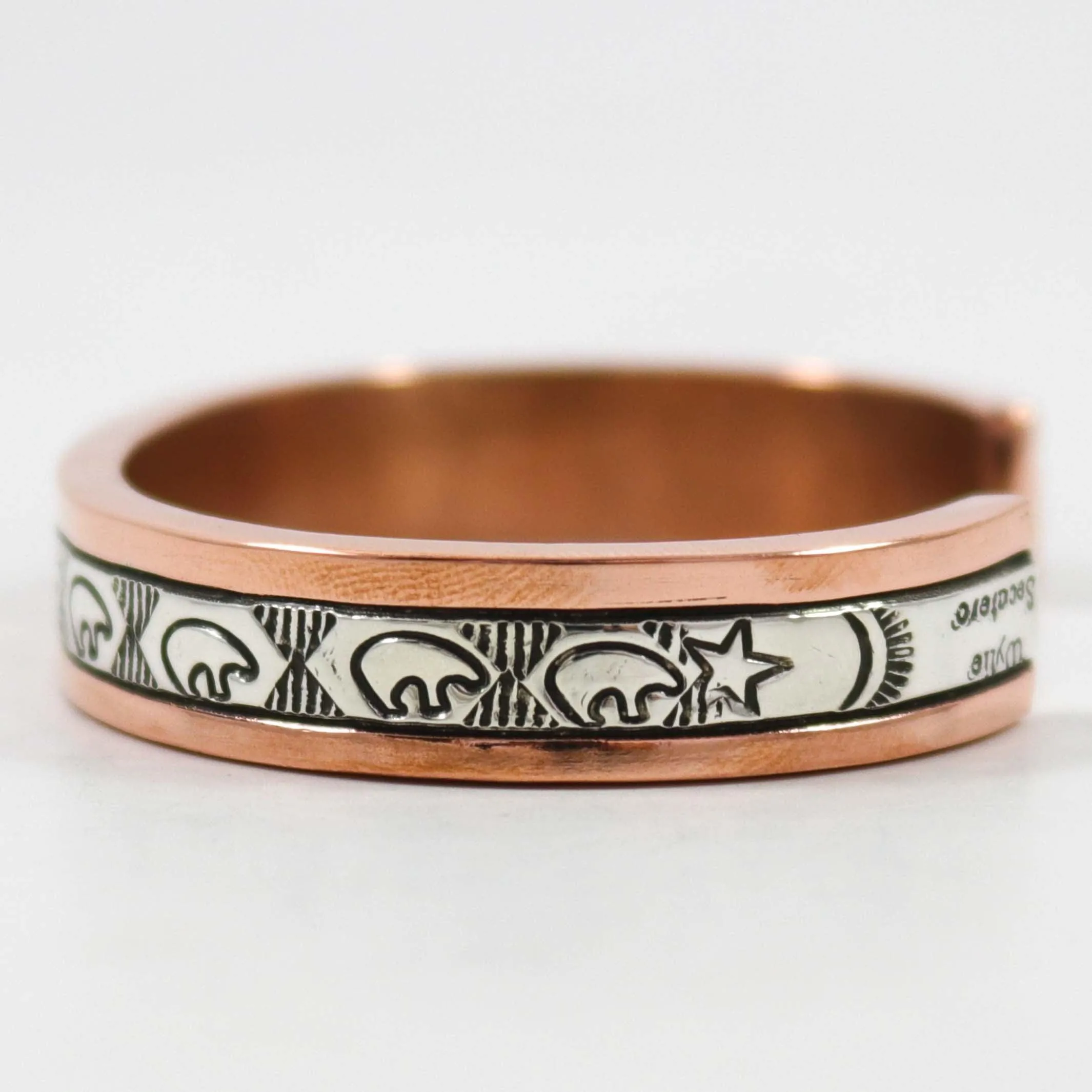 Silver and Copper Cuff