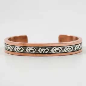 Silver and Copper Cuff