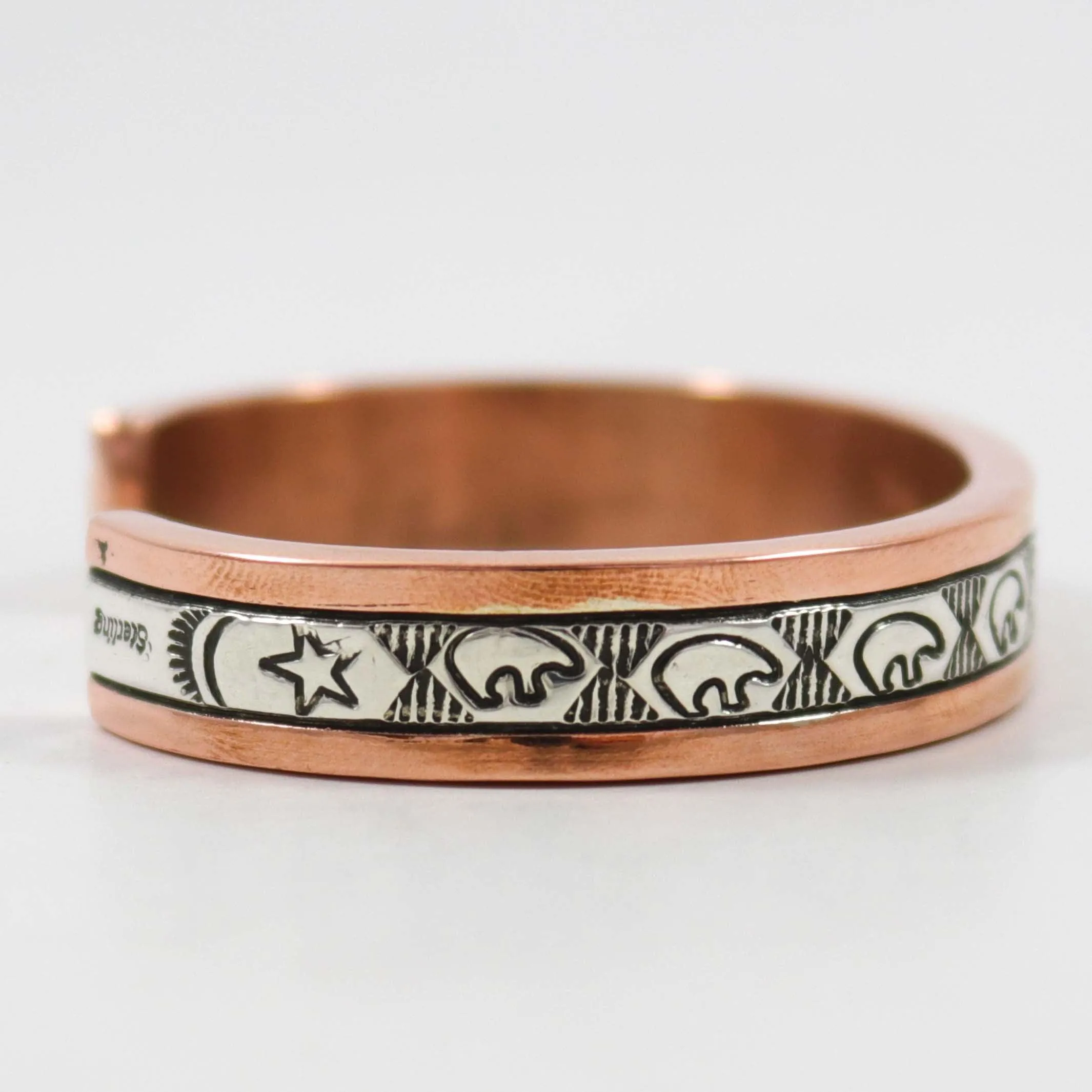 Silver and Copper Cuff