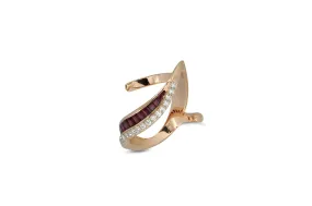 Talay 19 Diagonal Wave Ring