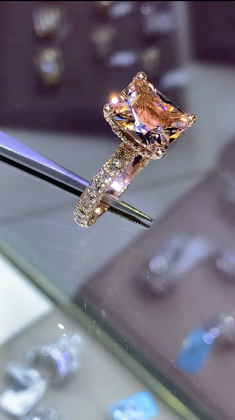 The Gabriella Morganite Ring