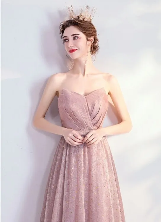 The Kessey Pink Tube Dress