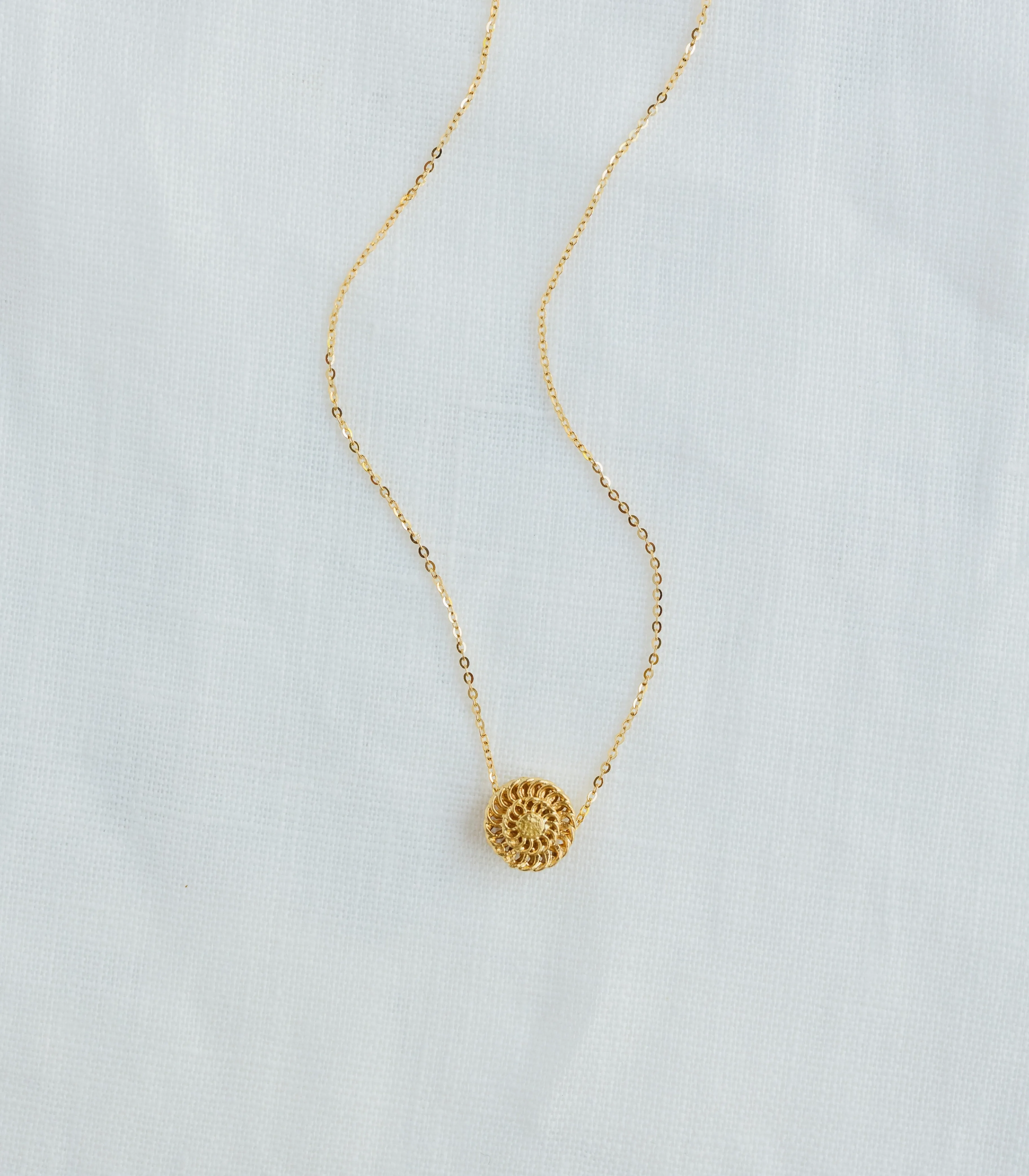 The Padumna Minimalist Chain Pendant Necklace