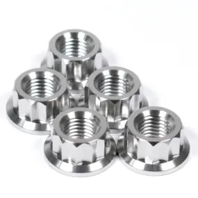 Triumph 675 Street Triple Titanium 12 Point Sprocket Nuts, All Models