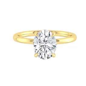 Verona Oval 2.19ct SUPERNOVA Moissanite 18K Yellow Gold