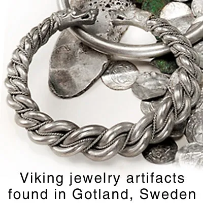 Viking Bracelet - Sterling Silver - Thicker