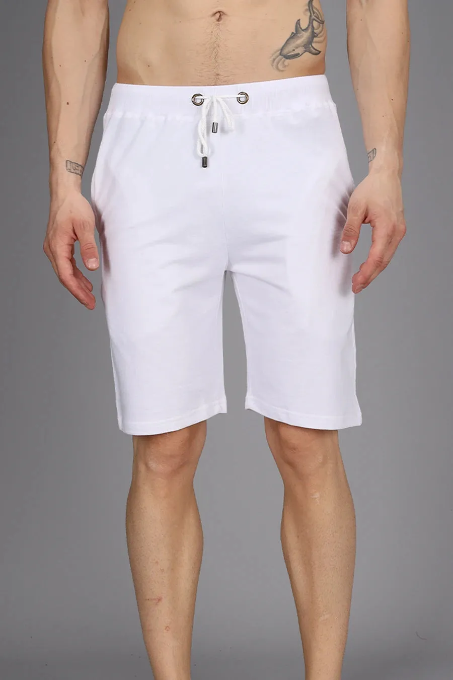 White - Terry Shorts