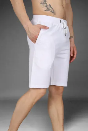 White - Terry Shorts