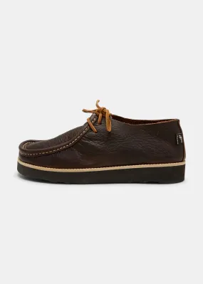 Willard II Leather Shoe On EVA - Dark Brown