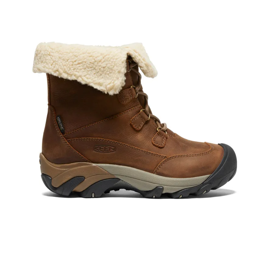 Women's Betty Waterproof Short Boot  |  Brown/Shitake