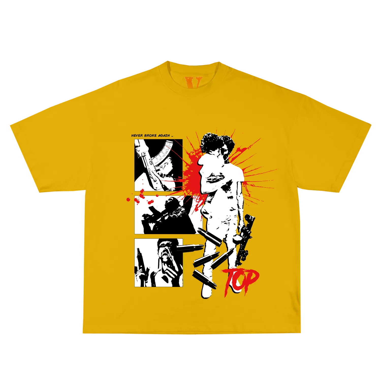 YoungBoy NBA x Vlone House Arrest Tee Yellow